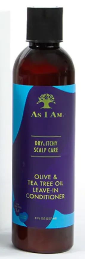 As I Am Dry and Itchy Leave In Conditioner w/Olive Oil and Tea Tree Oil 8oz