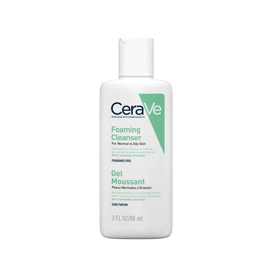 CeraVe Travel Size Foaming Cleanser for Oily Skin 88ml