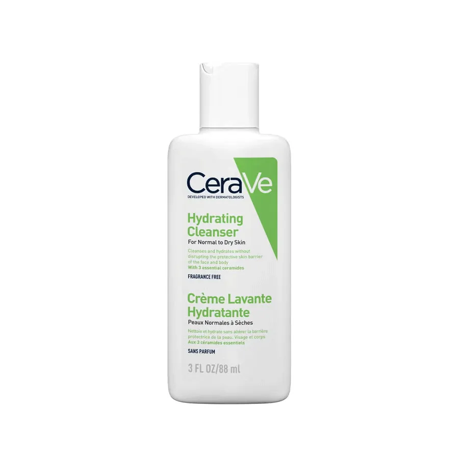 CeraVe Travel Size Hydrating Cleanser for Normal to Dry Skin 88ml
