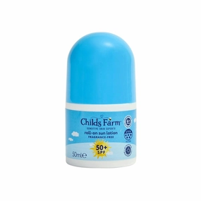 Childs Farm Fragrance Free Sensitive Roll-On Sun Lotion for Kids SPF 50  50ml