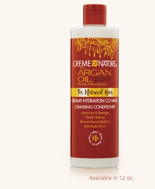 CREME OF NATURE ARGAN CO-WASH 12OZ