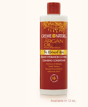 CREME OF NATURE ARGAN CO-WASH 12OZ