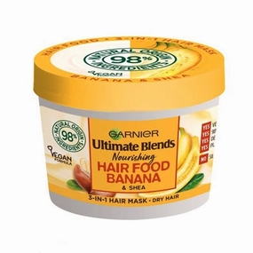 Garnier Ultimate Blends Hair Food Banana 3-In-1 Dry Hair Mask Treatment 390ml
