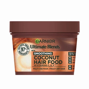 Garnier Ultimate Blends Hair Food Coconut 3-In-1 Frizzy Hair Mask Treatment 390ml