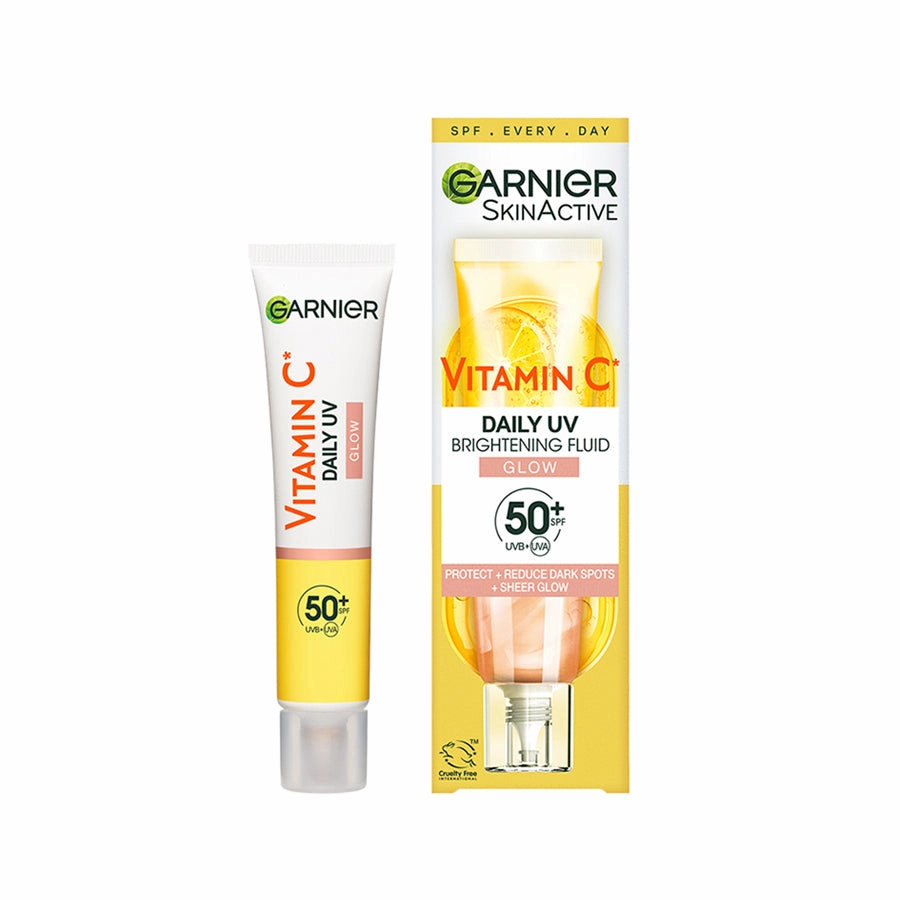Garnier Vitamin C Daily UV Brightening Fluid Sheer Glow SPF50  for All Skin Types 40ml