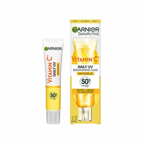 Garnier Vitamin C Daily UV Invisible Brightening Fluid SPF50 For All Skin Types 40ml