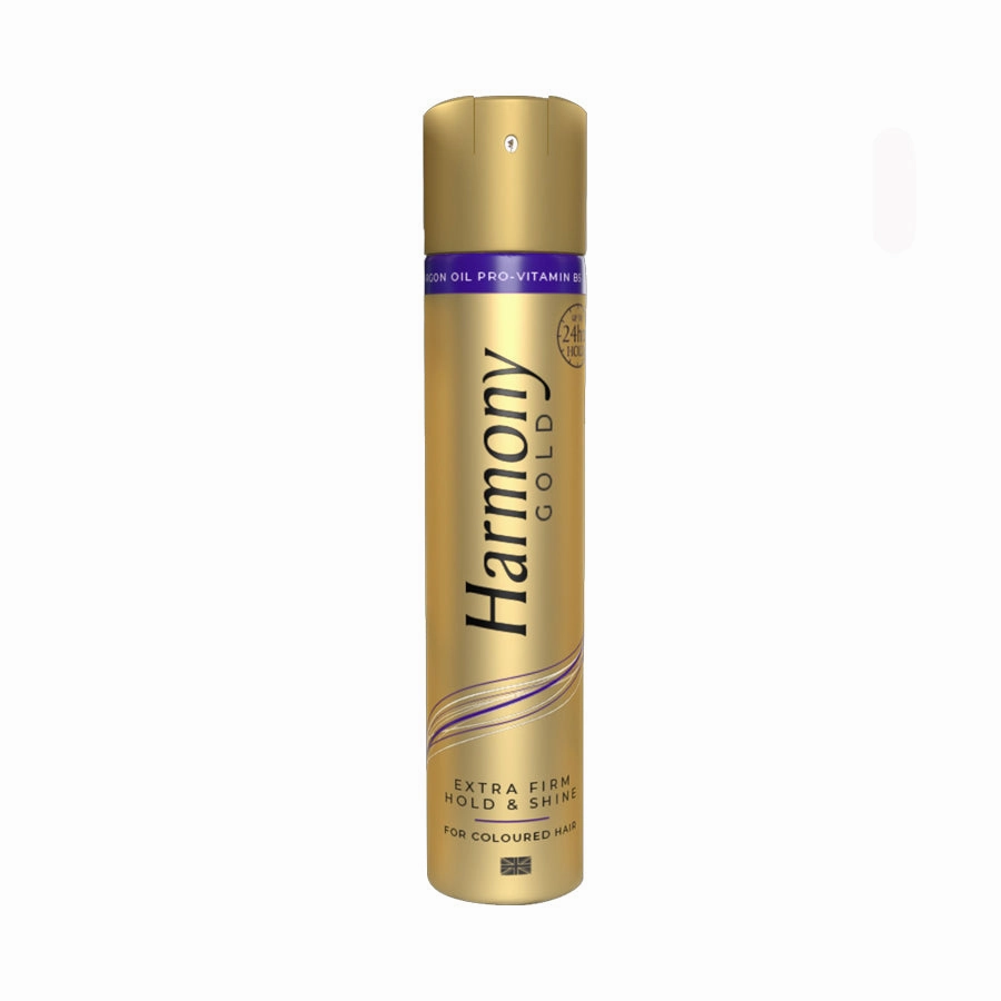 Harmony Gold Extra Firm Hold & Shine Hairspray 400ml