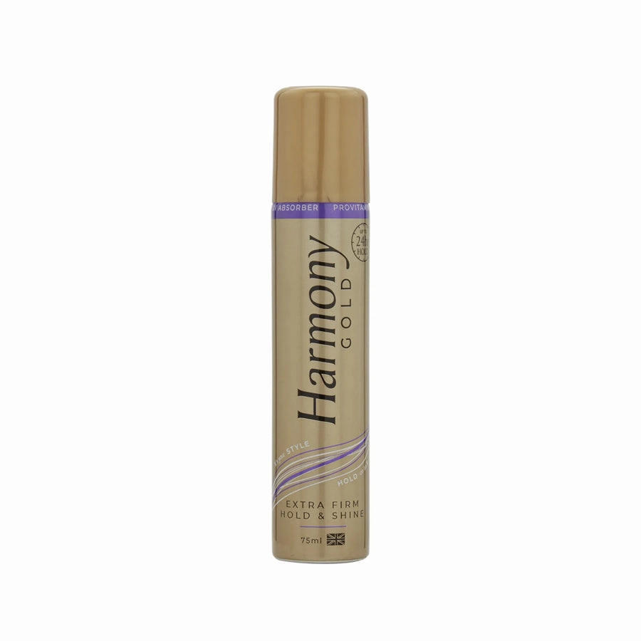 Harmony Gold Extra Firm Hold & Shine Hairspray 75ml