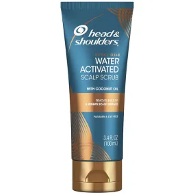 HEAD & SHOULDERS ROYAL OILS WATER ACTIVATED SCALP SCRUB WITH COCONUT OIL 3.4FL OZ