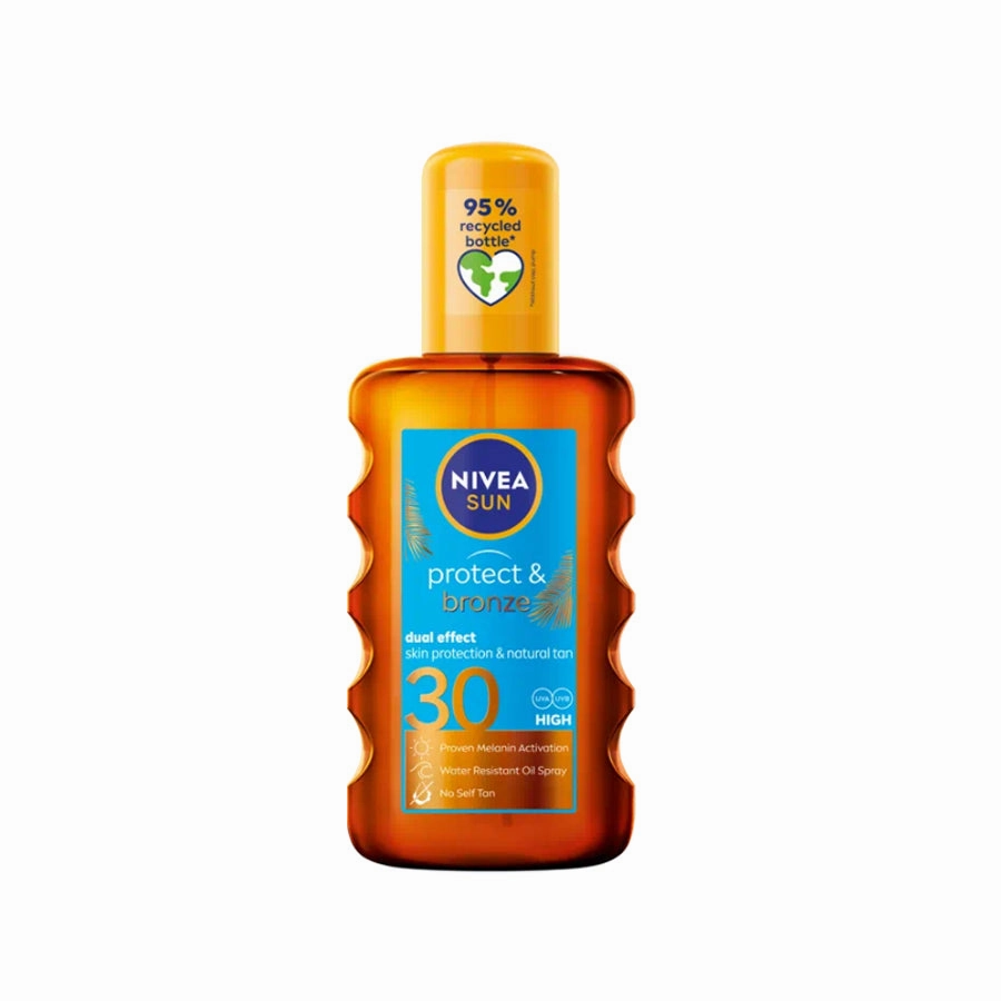 Nivea Sun Protect & Bronze Oil Spray SPF 30 200ml