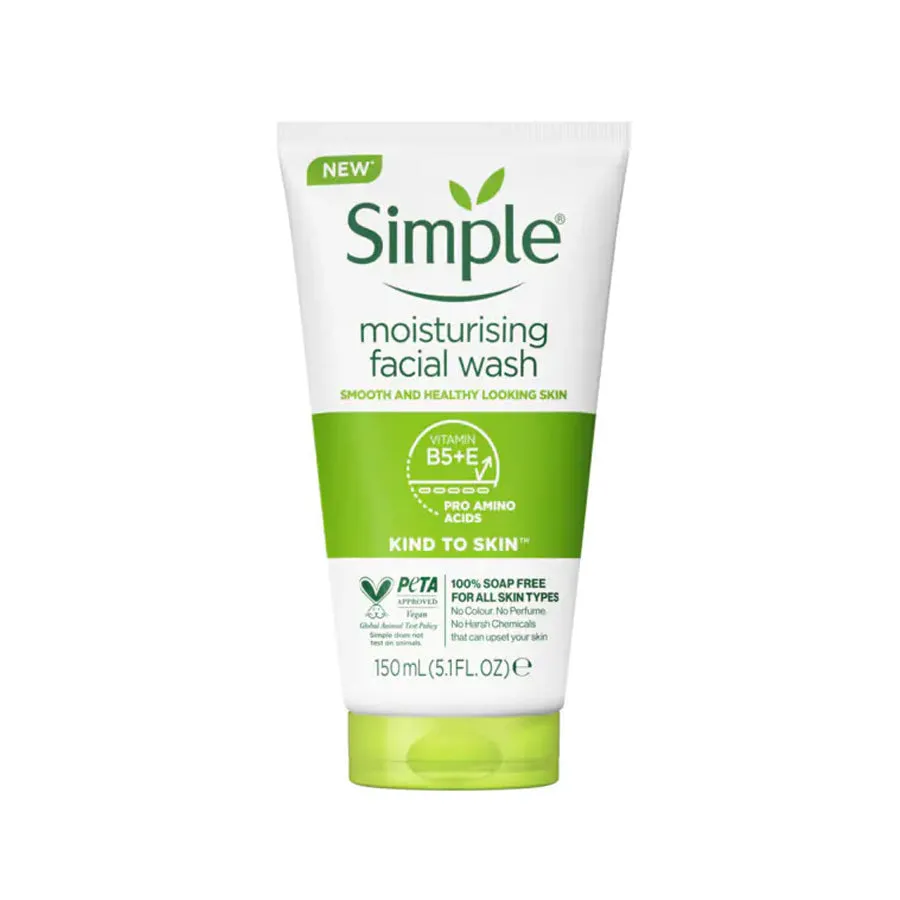 Simple Moisturising Foaming Face Wash 150ml