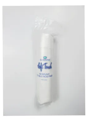 Soft Touch Round Double-Faced Pads (100 Pack)